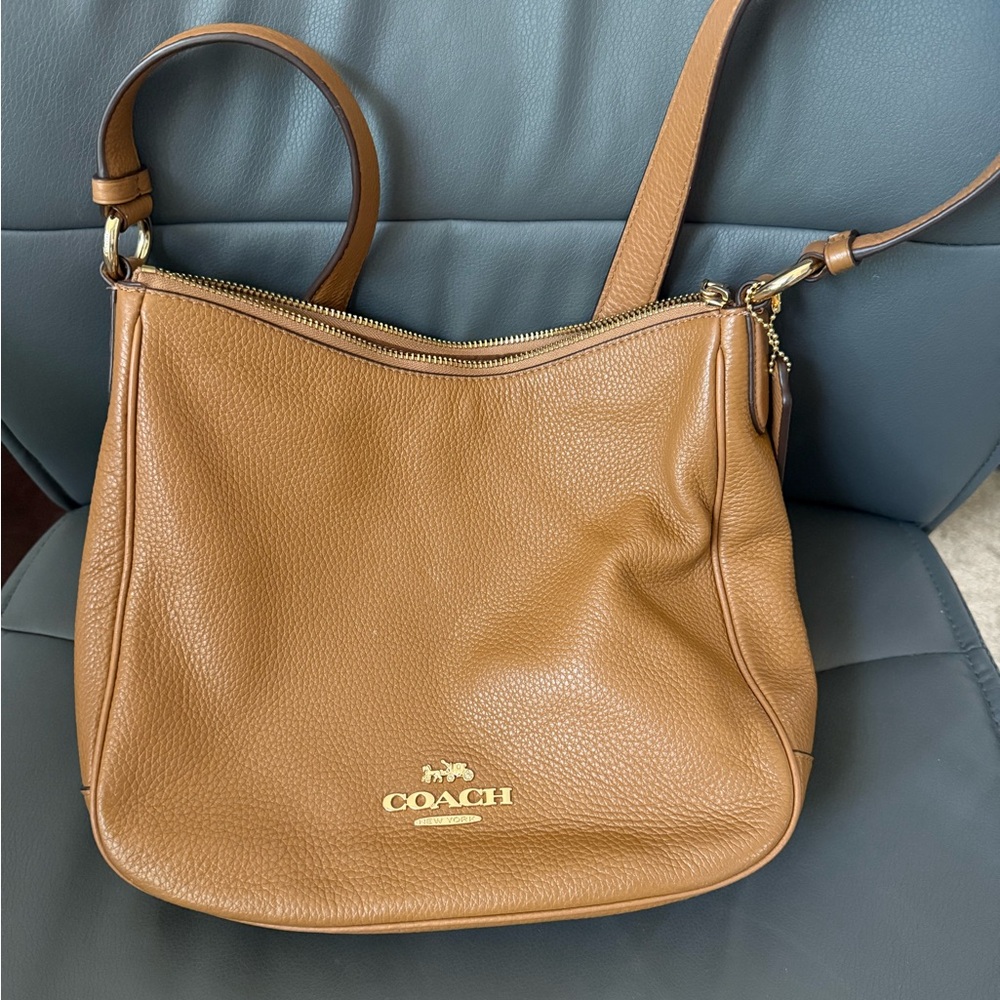 Coach Brown Leather Shoulder Bag